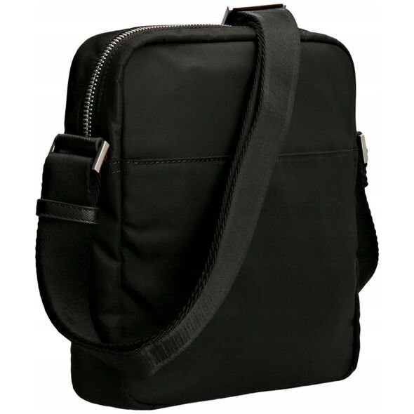 Guess, Certosa, Polyurethane, Textile Bag, Black, HMECRNP2258BLA, For Men, 22 x 5 x 23.5 cm For Men