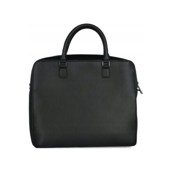 Guess, Scala, Ecological leather, Textile Briefcase, Computer, Black, 36 x 29 x 9 cm, For Men For Men