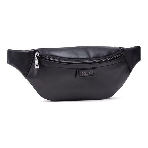 Guess, Kidney, Textile Fanny Pack, Trouse Pouche, Black, 21/30 x 15 x 7.5 cm, For Men For Men