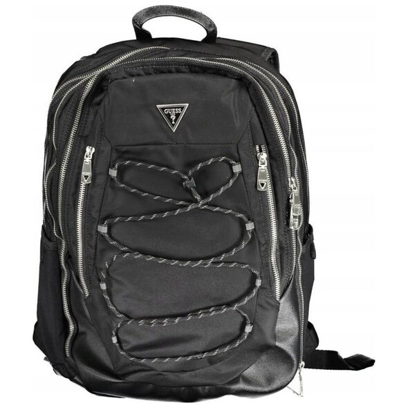 Guess, Certosa, Nylon, Textile Crossbody Bag, Black, HMECRNP2209, 33 x 46 x 15 cm, For Men For Men