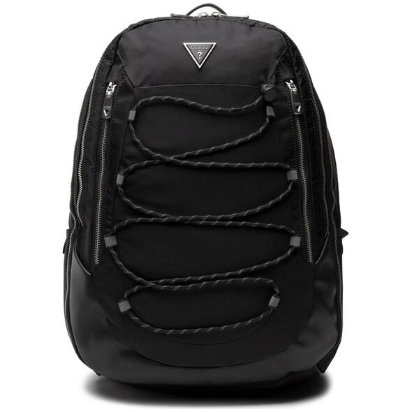 Guess, Certosa, Nylon, Textile Crossbody Bag, Black, HMECRNP2209, 33 x 46 x 15 cm, For Men For Men