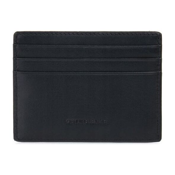 Guess, New Boston, Leather Card Holder, Black, For Men For Men