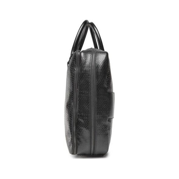 Guess, Guess, Leather, Leather Briefcase, Laptop Compartiment, Black, 40 x 30 x 9 cm, For Men For Men