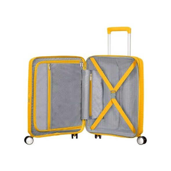 Samsonite Walizka kabinowa SoundBox 55cm żółta (32G-06-001)