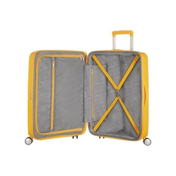 Samsonite Walizka średnia SoundBox 67cm żółta (32G-06-002)
