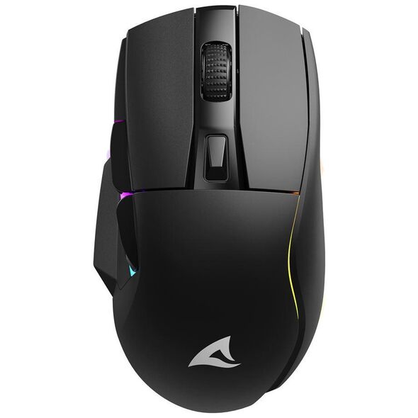 Sharkoon SGM50W Ασύρματο RGB Gaming Ποντίκι 6400 DPI Μαύρο (SGM50WBK) (SHRSGM50WBK) έως 12 άτοκες Δόσεις
