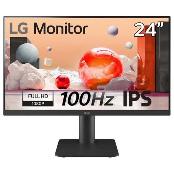 LG 24MS550-B IPS FHD Monitor 24" with speakers (24MS550-B.AEU) (LG24MS550-B) έως 12 άτοκες Δόσεις