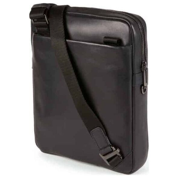 Piquadro Piquadro, Obidos, Leather, Small, Crossbody Bag, Black, 22 x 28 x 5 cm, For Men For Men