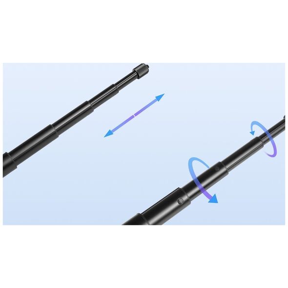 Selfie stick Puluz Metalowy uchwyt selfie Puluz 150 cm do Insta360 One RS / X2 / X3 / X4