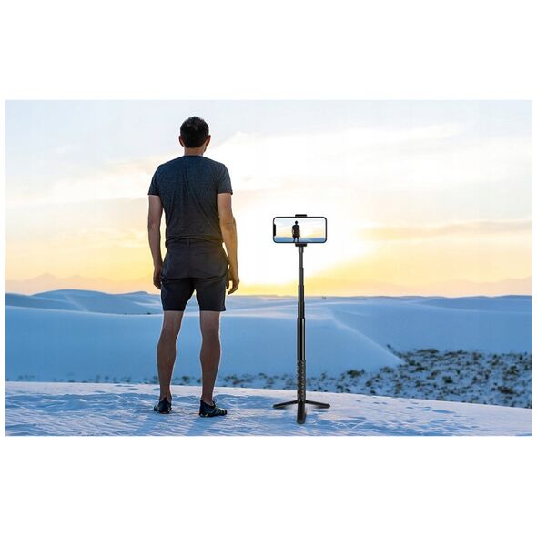 Selfie stick Puluz Metalowy uchwyt selfie Puluz 110 cm do Insta360 One RS / X2 / X3 / X4