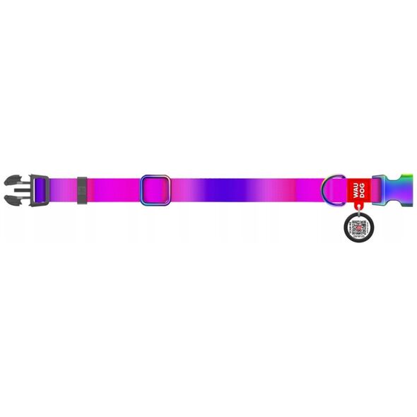 Collar Smycz dla psa nylonowa WAUDOG gradient, szer. 20mm, dł. 122cm, fioletowa