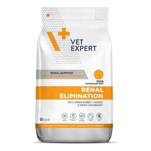 VetExpert 4T Veterinary Diet Dog Renal Elimination 8 kg