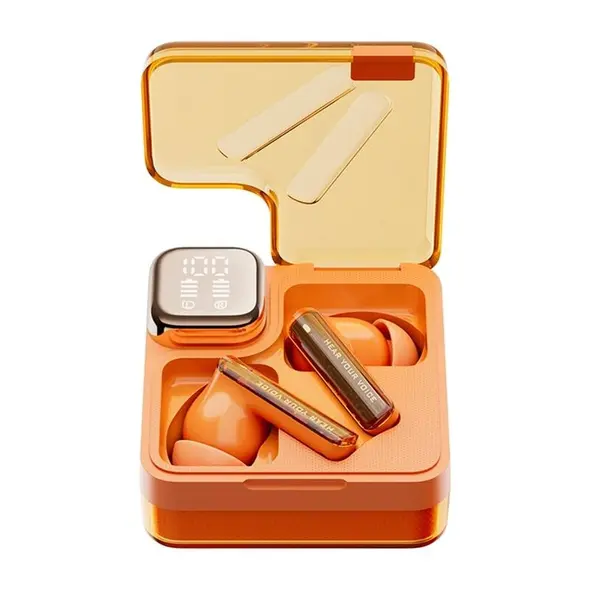 QCY MeloBuds Neo T31 TWS Bluetooth 5.3 HFP/A2DP/AVRCP IPX5 wireless in-ear headphones (orange)