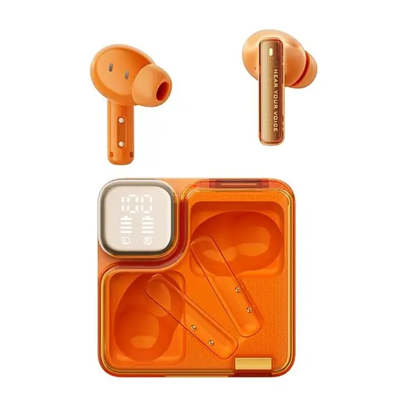 QCY MeloBuds Neo T31 TWS Bluetooth 5.3 HFP/A2DP/AVRCP IPX5 wireless in-ear headphones (orange)