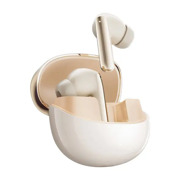 QCY MeloBuds Pro HT08 ANC TWS Bluetooth 5.3 HFP/A2DP/AVRCP LDAC IPX5 Wireless In-ear Headphones (Gold)