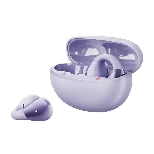 QCY Crossky Clip T33 wireless headphones (purple)