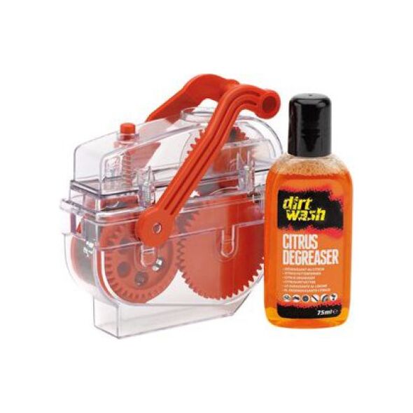 Weldtite Maszyna do czyszczenia łańcucha DIRTWASH DIRT TRAP CHAIN DEGREASER MACHINE + Odtłuszczacz 75ml (WLD-6017)