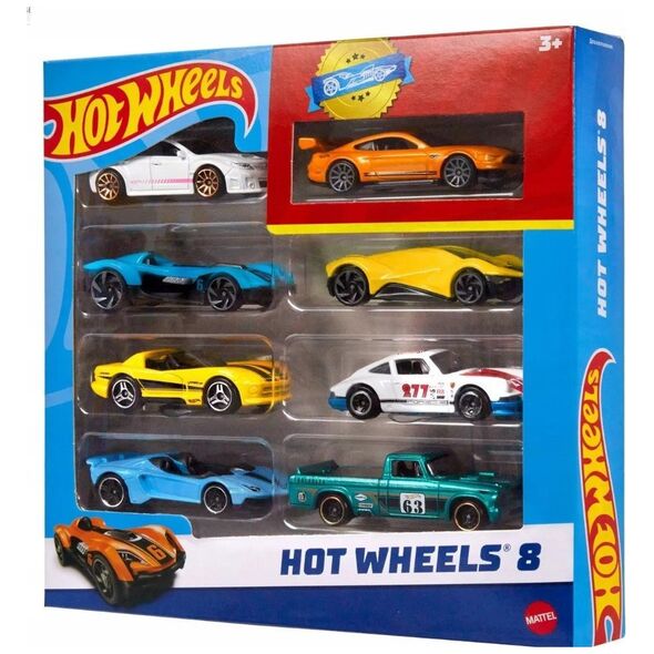 Mattel HW SAMOCHODZIK 8-PAK MIX AST HPV78 WB6