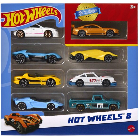 Mattel HW SAMOCHODZIK 8-PAK MIX AST HPV78 WB6