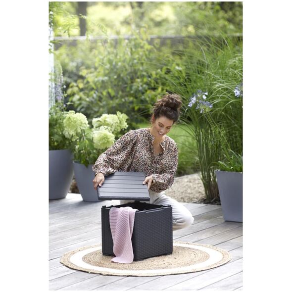 Keter Stolik Vigo storage box graphite
