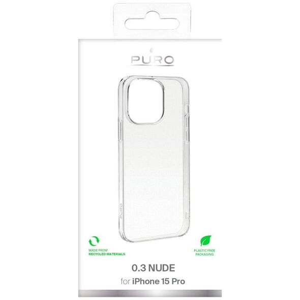 SBS Mobile Puro 03 Nude Case iPhone 15 Pro transparent