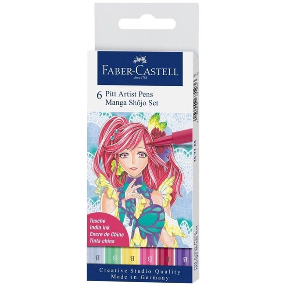 Pisaki Pitt Artist Pen Manga Shojo 6szt