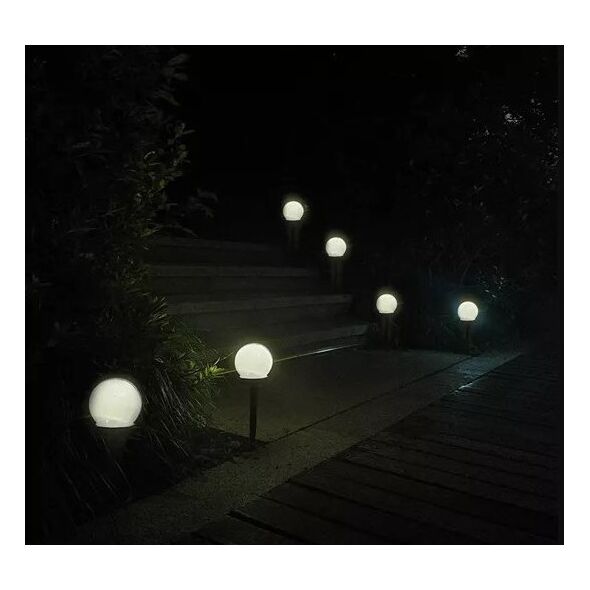 Gardlov LAMPA OGRODOWA SOLARNA- KULA ZESTAW 6SZT. 23562