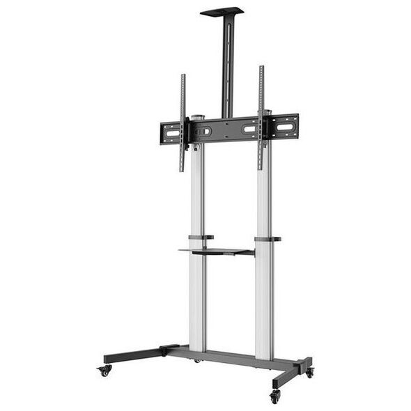 System przekazu sygnału AV Equip Equip TV-Wagen 60"-100"/1TFT 100kg mit Höhenverstellung   gr