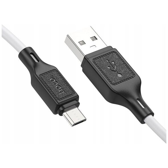 Kabel USB Hoco HOCO kabel USB A do Micro USB 2,4A X90 1 m biały