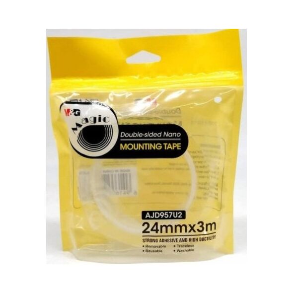 GDD Nano Tape, διπλής όψης, διάφανο, 24mmx3m 9872728 6941600143879