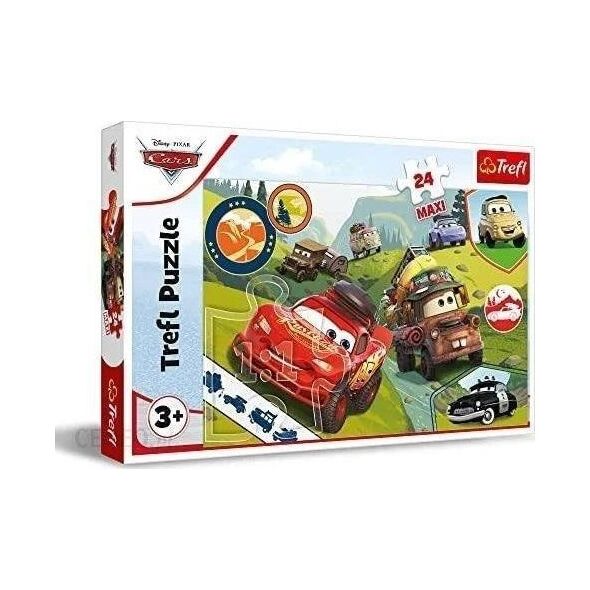 Trefl Puzzle 24el Maxi Wesołe auta 14352 Trefl