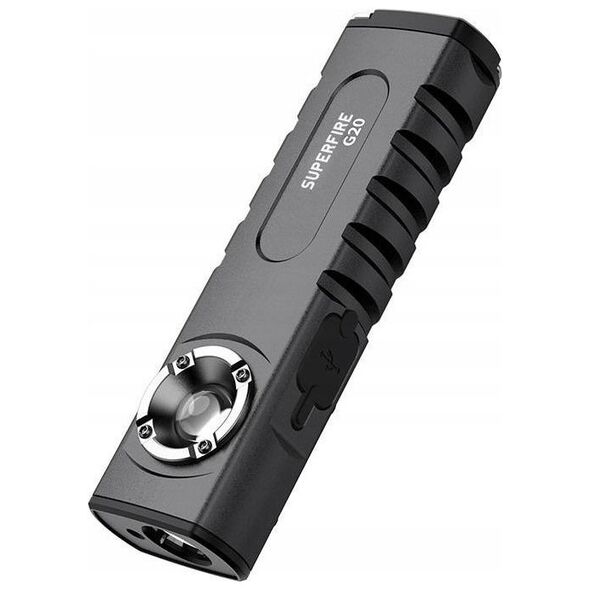 ML Latarka wielofunkcyjna Superfire G20, 470lm, USB