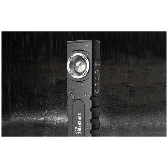 ML Latarka wielofunkcyjna Superfire G20, 470lm, USB