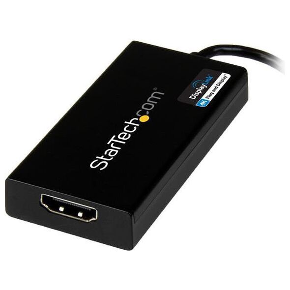 StarTech USB-A - 0.1 m Czarny (USB32HD4K)