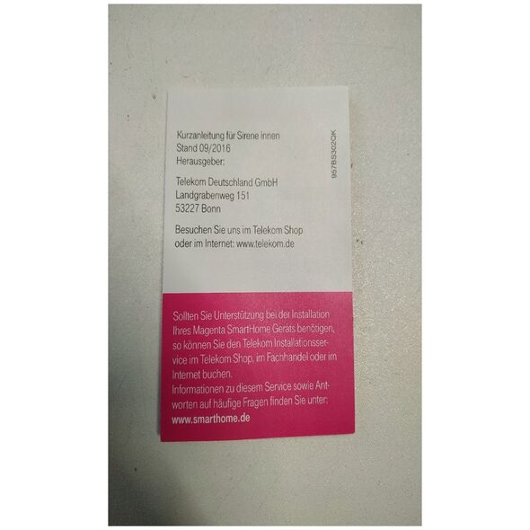 Telekom Telekom Smart Home Sirene innen DECT
