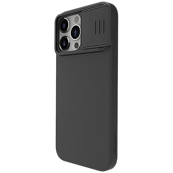 Nillkin CamShield Silky Silicone Case Apple iPhone 15 Pro black