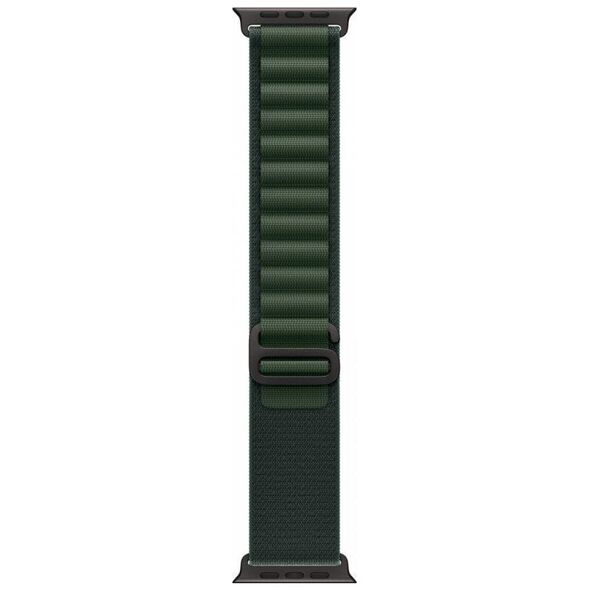 Apple 49mm Dark Green Alpine Loop - Small - Black Titanium Finish