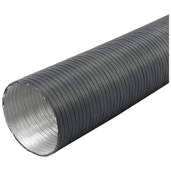 Aluminum duct G100A, DN100, 3 m, anthracite color.