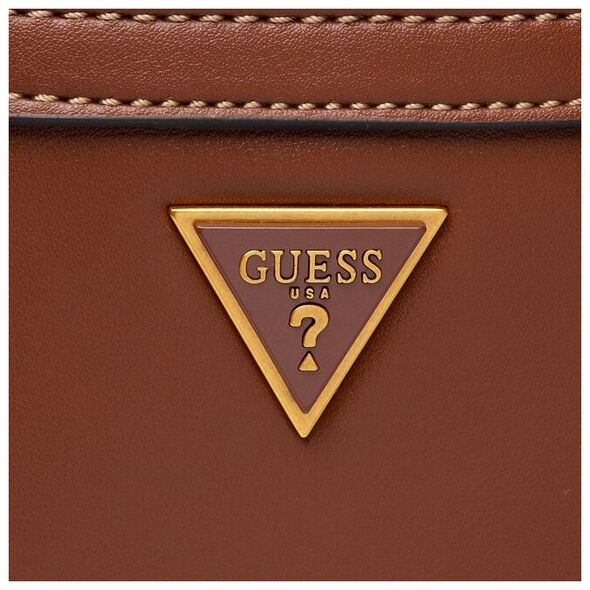 Guess, Scala, Synthetic Leather, Textile Bag, Brown, HMSCALP2223BRO, For Men, 20 x 22.5 x 2.5 cm For Men