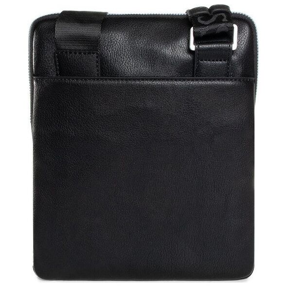 Guess, Scala, Flat Top Zip, Textile Crossbody Bag, Black, For Men For Men