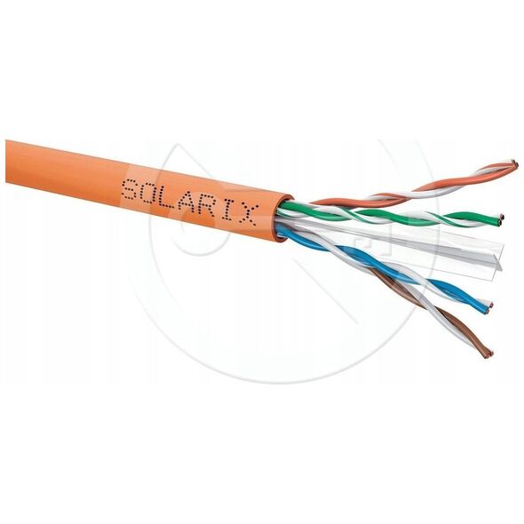 Solarix SOLARIX SXKD-6-UTP-LSOHFR-B2ca CAT6 UTP LSOH LSOHFR B2ca s1a d1 a1 500m reel orange