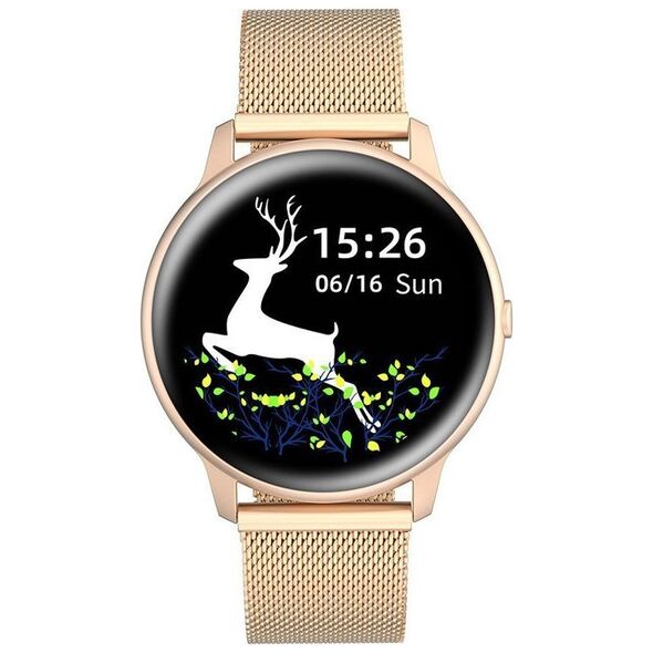 Smartwatch Gino Rossi SW015-4 Różowe złoto  (SW015-4)
