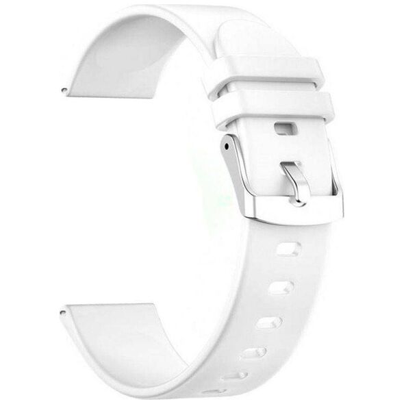 Kemer Pasek silikonowy do Smartwatcha 22 mm BIAŁY RNCE40 SW010 KW19 PS1B