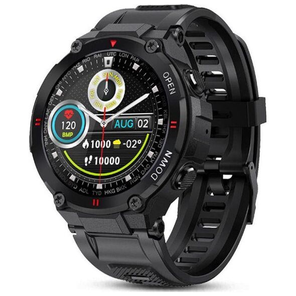 Smartwatch Giewont GW430-1 Czarny  (GW430-1)
