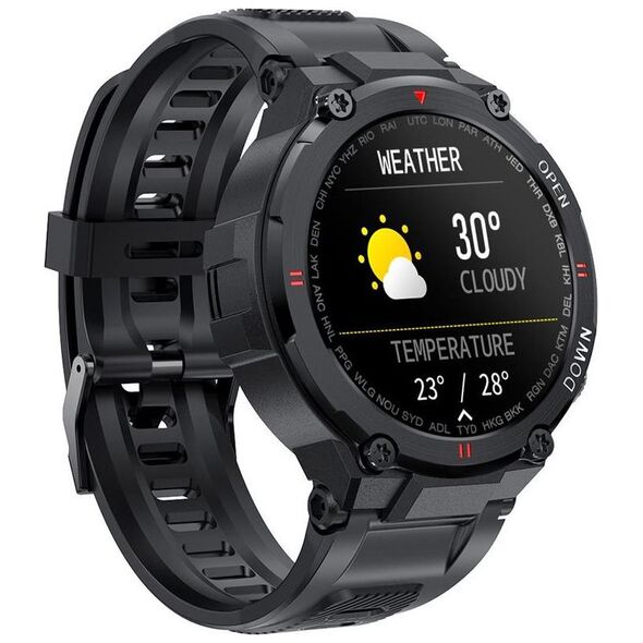 Smartwatch Giewont GW430-1 Czarny  (GW430-1)