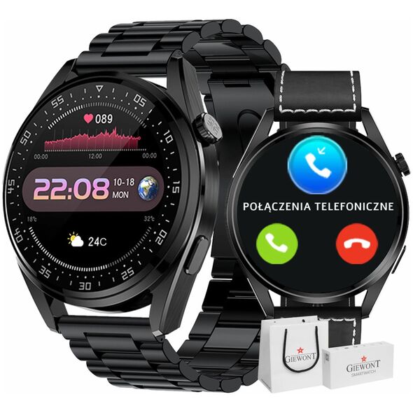 Smartwatch Giewont GW450-2 Czarny  (GW450-2)