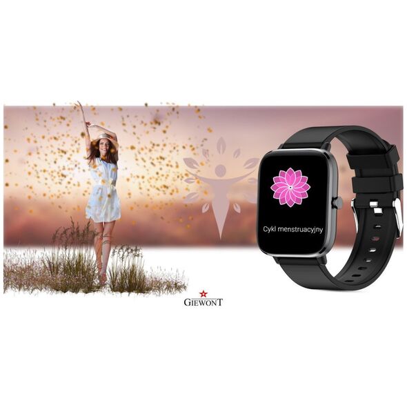 Smartwatch Giewont Smartwatch Giewont Dynamic SmartCall GW230-2 - Carbon/Carbon
