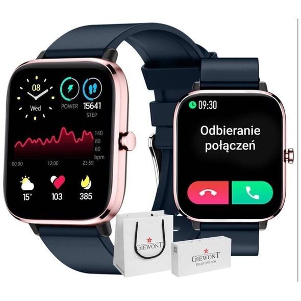 Smartwatch Giewont Smartwatch Giewont Dynamic SmartCall GW230-5 - RoseGold/Deep Ocean