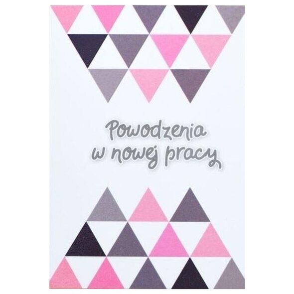 Trend Kartka Powodzenia w nowej pracy V04