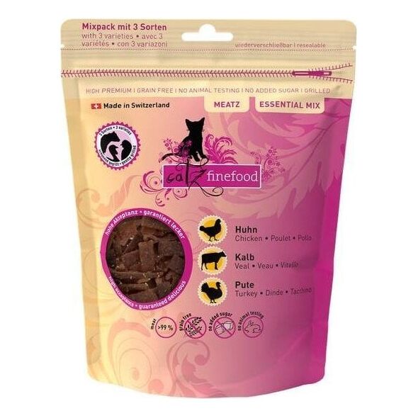 Catz Finefood Catz Finefood Meatz Przysmak Dla Kota Kurczak Indyk Cielęcina 45g